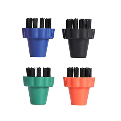 NEWWORLD S XuanW 1set Boquilla Cabeza pequeña Cepillo Redondo Kits Cabe for Karcher SV7 SV1802 SV1902 2.860-231.0 Accesorios de Piezas de Limpieza de 