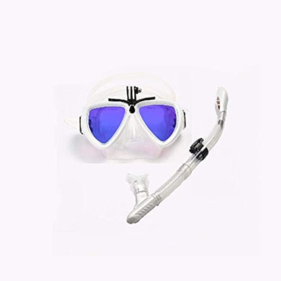Samnuerly Buceo Máscara de Buceo Snorkel Full Dry Snorkel Antivaho e Impermeable Equipo de Buceo de visión de Alta definición