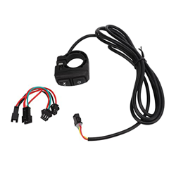 Interruptor de bocina de lámpara, accesorios de interruptor de bicicleta eléctrica, interruptor de bocina de lámpara 2 en 1 interruptor de scooter res precio
