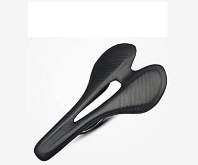 ShoppyCharms Bike Comfort Carbon Saddle Road y Mountain Bike Carbon Saddle Asientos Ciclismo Saddle Seat (Color : Black)