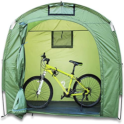 Rvlaugoaa Carpa Bicicletas Cobertizo, Carpa Jardín Cubierta para Almacenamiento de Bicicletas Accesorios para Patio Camping Tent Montar Otro