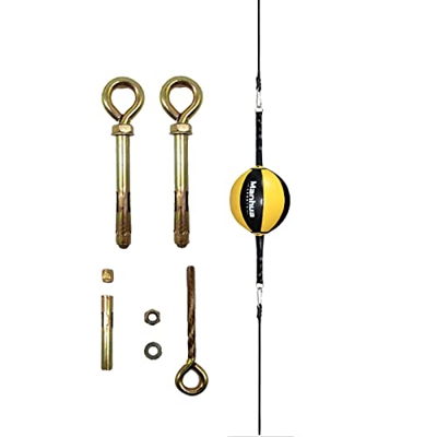 LSMKKA Saco de Boxeo Punching Ball Boxeo con Bolsa De Doble Punta, Bola De Velocidad De Cuero/Saco De Boxeo Llamativo, Bolsa De Estrés para Aliviar Lo