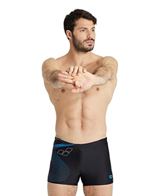Arena Graphic Bañador corto para hombre, Negro, 80