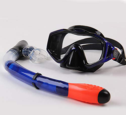 Gafas De Buceo con Gafas Antivaho Y Esnórquel Seco Impermeable, Máscara De Buceo para Adultos Y Jóvenes, Material De Silicona De Grado Alimenticio, Bu precio