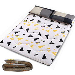 HIUHIU Colchón De Piso Japonés Colchón De Futón, Alfombra De Tatami para Dormir Dreing Roll Up Colchón para Niños Colchón De Colchón De Chicas,King 15 características