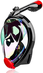 Samnuerly Máscaras de Buceo Buceo Snorkel Plegable 180 Vista panorámica Respiración Libre Cara Completa Snorkel con Traje de Adulto precio