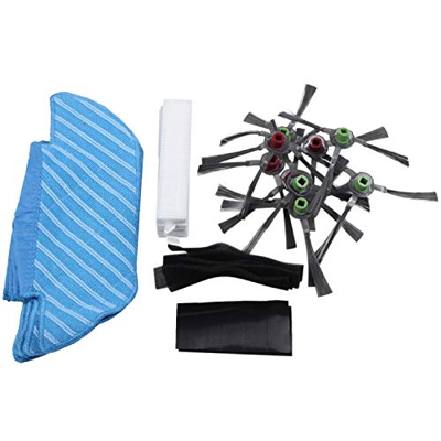 Warmzfh Robotic Partes de aspirador trapos cepillo filtro para OZMO Slim 10 robot Partes de aspirador trapos Accesorios