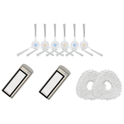 Brightassistant Adecuado para Narwal J1J2, Robot de Barrido de Suelo, Accesorios Reemplazables, Filtro de Pantalla, Cepillo de Borde, PañO de Limpieza características