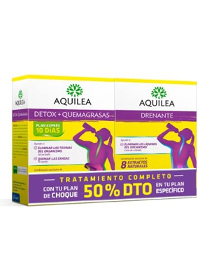Pack Aquilea Detox + Drenante -50% Dto 2 unidades