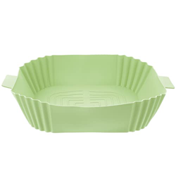 Luxshiny Reemplazo de Olla de Silicona para Freidora de Aire 9. Cesta para Hornear de Freidora de Aire Reutilizable de 43 Pulgadas Tazón Cuadrado de S características