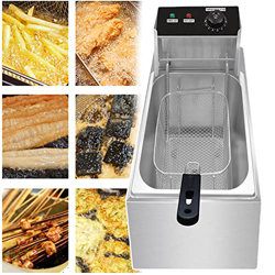 松集 SartéN PequeñA para El Hogar De 4L, MáQuina AutomáTica De Papas Fritas A Temperatura Constante, Temperatura De 60-200 ℃ + Canasta para FreíR Desmon precio