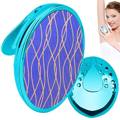 Epilator Borrador de Depilacion Pelo con Asa, Herramientas Depiladora Crystal Hair Remover Eraser, Depiladora de Cristal Sin Dolor Reutilizable, Piern