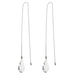 OSALADI 2 Uds Cadena de Tracción de Cristal Cadenas de Lámpara de Noche Cadena de Tracción de Luz Cadena de Tracción con Cuentas características