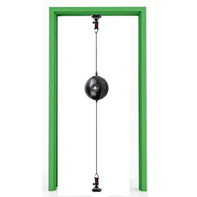 Punching Ball Ventosa Montada Bola De Perforación De Doble Extremo Para Pared De Entrada, Bola De Reflejo De Boxeo Ligera Y Flexible Para Colgar Para 