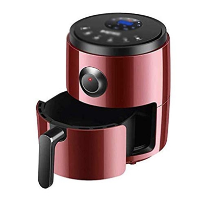 Jrechio Freidora de Aire de Gran Capacidad múltiple Freidé La Electric Frey Máquina de Papas Fritas Especiales Totalmente automáticas (Color: Rojo) qu