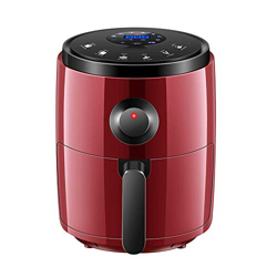 Freidora de Aire Friend Fry Machine Multifunción Sin Combustible Fries de Papas Fritas Líquidos de Cristal Líquido Freidé eléctrico (Color: Rojo) quju en oferta