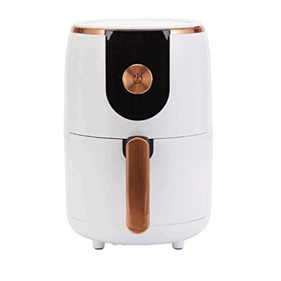 Jrechio Cesta de cocción de freidora de Aire de 1.6 litros está horneando freidora eléctrica sin Mando de diseño Totalmente Cerrado sin Salpicaduras d