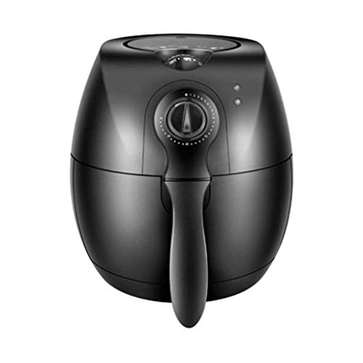 Jrechio Freidora de Aire Caliente sin Aceite con Control de Temperatura Ajustable Freid Frey Freed Circulación de Aire Caliente Función Auto-Off qujun
