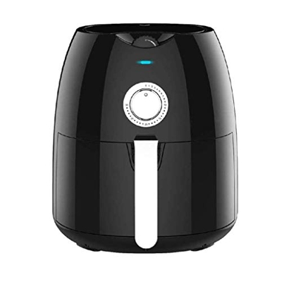 Jrechio Freidora de Aire de Gran Capacidad apagada automática con cajón Antiadherente de Recubrimiento Antiadherente y cobertizo extraíble o Lavable f