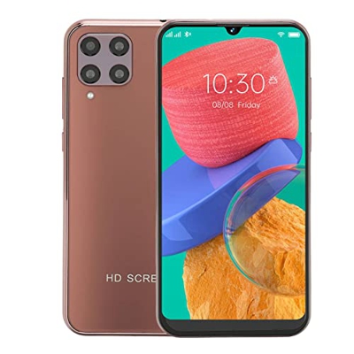 FRZY Teléfono Inteligente con desbloqueo Facial, Triple Ranura para Tarjeta Batería de 4000 mAh Teléfono Inteligente con Doble SIM de 6,53 Pulgadas pa