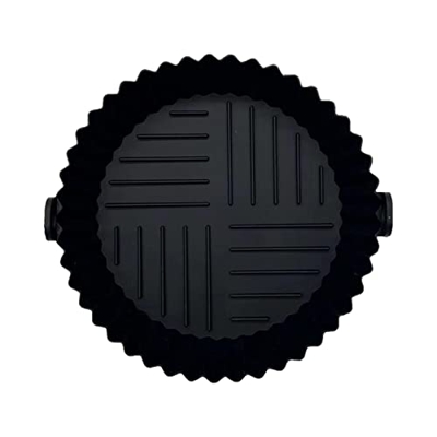 Air Fryer - Bandeja de silicona para horno de 7,28 pulgadas, resistente al calor, reutilizable, silicona de grado alimenticio, para accesorios de aire