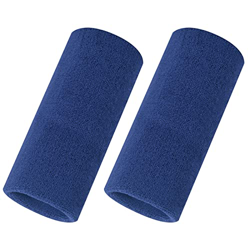 ONUPGO Muñequeras de 6 pulgadas, muñequeras de protección para el sudor, para baloncesto, tenis, fútbol, béisbol (azul) precio