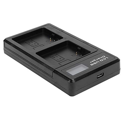 FOLOSAFENAR Cargador de Batería de Doble Ranura, Estable 2440 Mah Cargador de Doble Ranura LCD de Gran Capacidad A-1 Durable para Arlo Pro