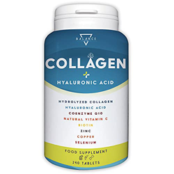 COLAGENO HIDROLIZADO 2000MG - 240 TABLETAS | Colageno Acido Hialuronico | Colágeno, Ácido Hialurónico, Coenzima Q10, Vitamina C, Biotina y Zinc para P en oferta