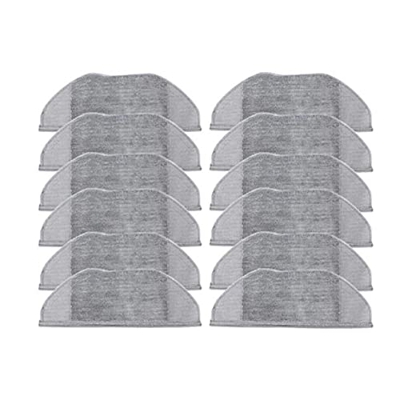 LLSL Piezas de aspiradora 12 PCS Accesorios de Tela de Limpiador de trapeador de 12 Piezas compatibles con Xiaomi Mijia G1 MJSTG1 Robot de aspiradora 