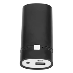 Tudin DIY Power Bank Case 18650 batería de Litio sin Soldadura protección contra sobretensiones Power Bank Shell para Dispositivos Digitales Negro precio