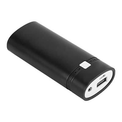 EATC Power Bank Shell, ABS No Weld Power Bank Caja Exterior 18650 Batería de Litio para Dispositivos Digitales Negro