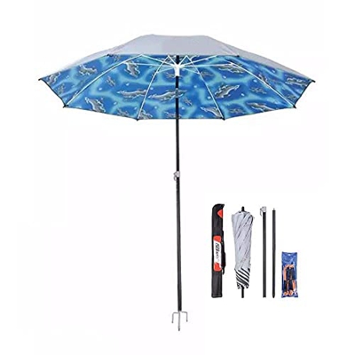 YEHEI Sombrilla de Aluminio Duradero, portátil de 2,1 m, sombrilla de Playa, sombrilla de Viaje al Aire Libre, Inclinada, Aislamiento térmico, a Prueb