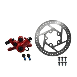 Genggeng Pinzas de Freno for Patinete eléctrico Rotores de Freno de Disco compatibles con Xiaomi M365 Pro (Color : Red with Rotor) características