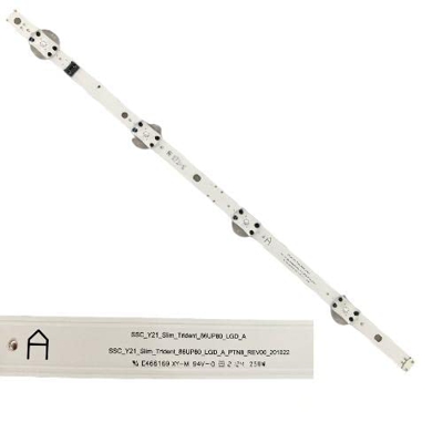 Tira 4 Leds LG 86UP80006LA TIPE A SSC_Y21_Slim_Trident_86UP80_LGD_A