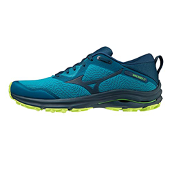 Mizuno Wave Rider TT, Zapatillas de Trail Running Hombre, Algiers Blue/Gibraltar Sea/NLim, 42 EU en oferta