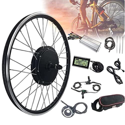 HENGMA 48V 1000W 20", 24", 26", 27.5", 28", 29", 700C Kit de conversión de Motor de Rueda Delantera de Bicicleta eléctrica con Pantalla LED3,24INCH precio