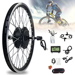 Amick Kit de conversión de Bicicleta eléctrica 20"24" 26"27,5" 28"29" 700C, Kit de conversión de Bicicleta eléctrica de 36V 500W Rueda Delantera/Trase precio