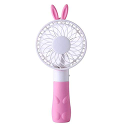 Lincheer Mini Ventilador eléctrico de Mano Ventilador silencioso Ventilador eléctrico de 2 velocidades Ventilador Alimentado por USB Ventilador de Air en oferta