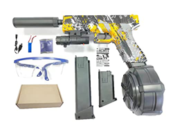 QYWSJ Gel Ball Blaster - Pistola de bola eléctrica con 5000 bolas de agua, juguete de disparo, juguete de bola recargable, juguete de bola para niños  características