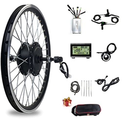 Kit de conversión de bicicleta eléctrica 36V 500W Motor de cubo Rueda delantera/trasera Kit de conversión de bicicleta eléctrica con controlador de pa precio