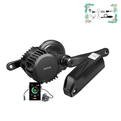 BAFANG Mid Motor Kit 250W 350W 500W 750W 1000W BBS01B BBS02B G340 BBS-HD G320 36V 48V 52V, Kit de Conversión de Bicicleta Eléctrica con MAX Batería de en oferta