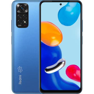 Xiaomi Redmi Note 11 - Smartphone (4 + 128 GB, Pantalla AMOLED FHD+ 6,43 Pulgadas, 90 Hz, Snapdragon 680, cámara de 50 MP, 5000 mAh, Twilight Blue