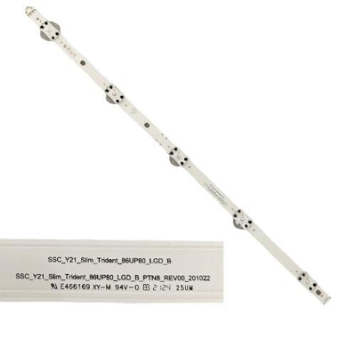 Tira 5 Leds LG 86UP80006LA TIPE B SSC_Y21_Slim_Trident_86UP80_LGD_B