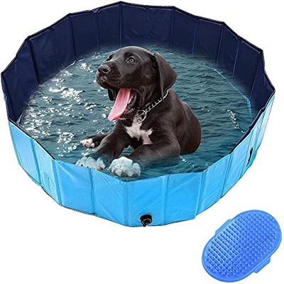 Piscina para perros Perro plegable PET PET Niños Baño Piscina Piscina Pool Pool Portátil CLORURO DE POLIVINILO Tina de baño de gato para perros de per