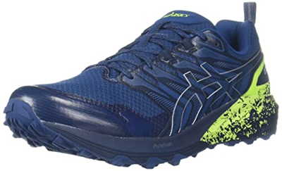 Asics Gel-Trabuco Terra, Trail Running Shoe Hombre, Mako Blue/Pure Silver, 43.5 EU