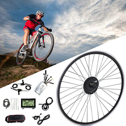 Amick Kit de conversión de Bicicleta eléctrica 36V 500W Kit de Motor de Cubo de Rueda de Engranaje sin escobillas Kit de conversión de Bicicleta eléct características