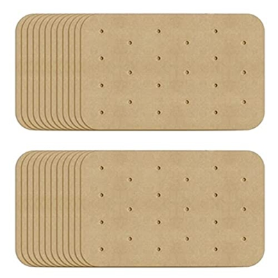 Warmzfh 200 piezas de pergamino para freidora de aire Ninja Foodi XL 6 en 1 revestimientos de freidora de aire precortada para Ninja DZ201 FG551