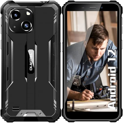 Móvil Resistente OUKITEL WP20(2022), 5.93’’HD+ Rugged Smartphone, 6300mAh Batería, 4GB+32GB, Cámara 20MP+5MP, Android 12 Pantalla Telefono Baratos Lib