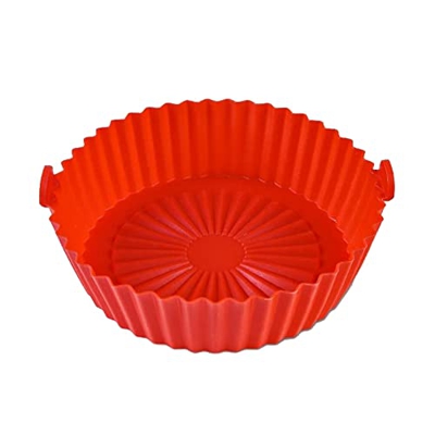 Weetack Bandeja Silicona para Freidora Aire, Forro Pergamino, Bandeja Forro Freidora Aire Estera Revestimiento Freidora Aire, para Pastel Molde para H