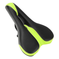 GAWDI Sillín De Bicicleta MTB, Asiento De Bicicleta De Carretera, Cuero PU Suave, Absorción De Impactos, Cómodo Trasero Grande, Accesorios For Bicicle en oferta